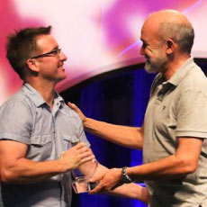 James Watson ECC award at ICCB 2013